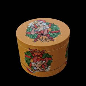 Pinup Girl Marry Christmas 50mm 4 Parts Metal Grinder