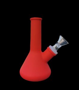 Orange Phoenix Pastel 5'' Mini Soft Silicone Water Pipes