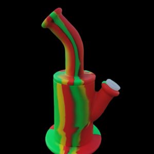 8-silicone-water-pipe-red