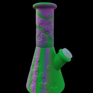 7-honeycomb-print-silicone-water-pipe-3