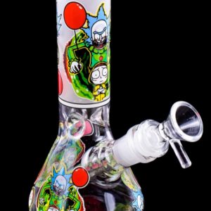 Rick And Morty Clowning Around 8.5'' Ice Catcher Beaker Water Pipe