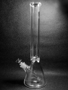 12'' Straight Ice Catcher Clear Beaker Water Pipe