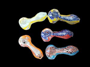 Glass 3'' Multi Colours Mini Pipe