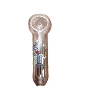 4-5-rick-morty-clear-glass-pipe